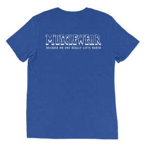 Ancient Iron Muscle Beach Unisex Triblend Tee