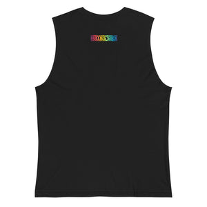 Bullies Suck Rainbow Unisex Muscle Shirt