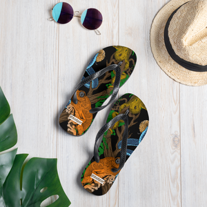 Rainforest Blue Snake Flip-Flops