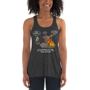 It's A Wilderness Women's Flowy Racerback Tank
