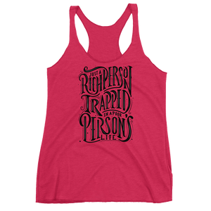 Just a Rich Person Women's Triblend Racerback Tank