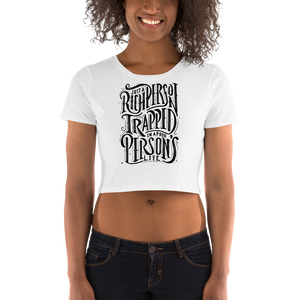 Just a Rich Person Women’s Crop Tee