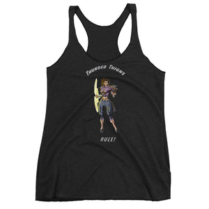 Thunder Thighs Women's Triblend Racerback Tank