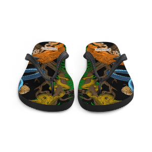 Rainforest Blue Snake Flip-Flops