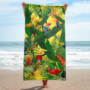 Winged Forest Towel (Yellow)