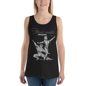 Fitting Image Couple Logo (B/W) Unisex Tank