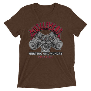 Musclewear LA (Red) Unisex Triblend Tee