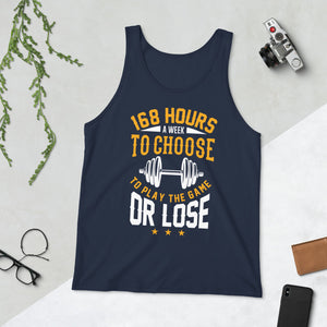 Play The Game Unisex Tank
