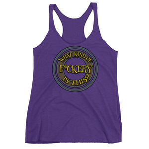 What Is This? Women's Triblend Racerback Tank