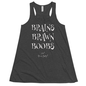 It's a Party Women's Flowy Racerback Tank