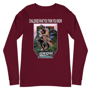 Thinker Unisex Long Sleeve Tee