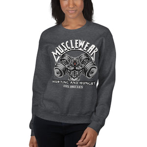 Musclewear LA (White) Unisex Sweatshirt