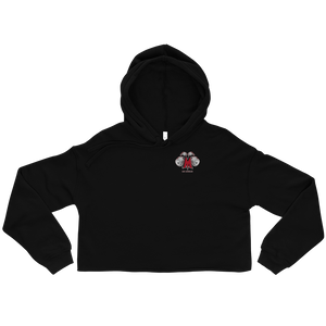 Musclewear LA (Red) Women's Cropped Hoodie