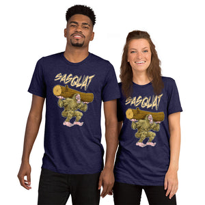 Sasquat Toon Unisex Triblend Tee