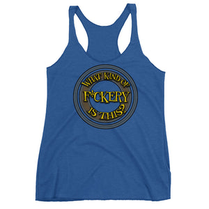 What Is This? Women's Triblend Racerback Tank