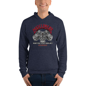 Musclewear LA (Red) Unisex Fleece Hoodie