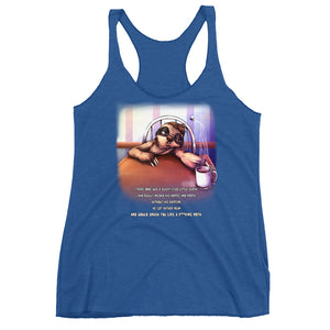 Sloth & Froth Women's Triblend Racerback Tank