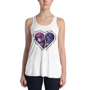 Heartbreaking Women's Flowy Racerback Tank