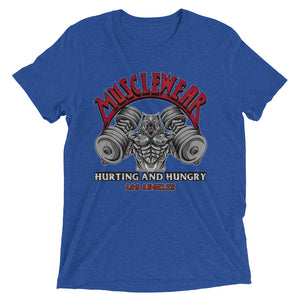 Musclewear LA (Red) Unisex Triblend Tee