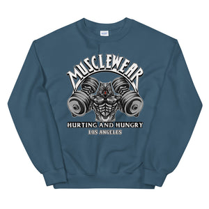 Musclewear LA (White) Unisex Sweatshirt