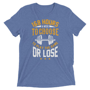 Play The Game Unisex Triblend Tee