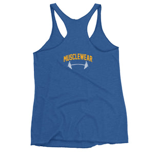 Play The Game Women's Triblend Racerback Tank