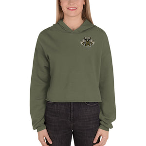 Musclewear LA (Umber) Women's Cropped Hoodie