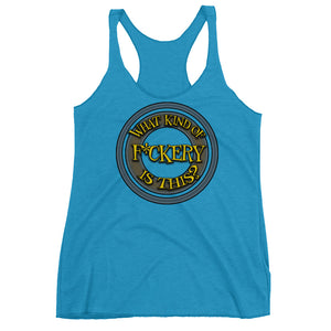 What Is This? Women's Triblend Racerback Tank