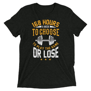 Play The Game Unisex Triblend Tee