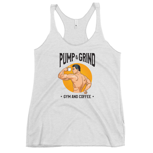 Pump & Grind Women's Triblend Racerback Tank