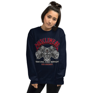 Musclewear LA (Red) Unisex Sweatshirt