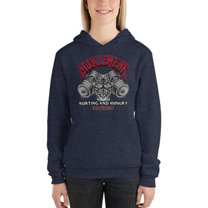 Musclewear LA (Red) Unisex Fleece Hoodie