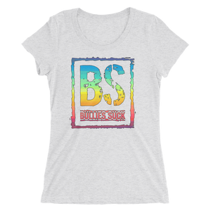 Bullies Suck Rainbow Women's Triblend Tee