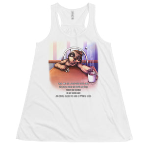 Sloth & Froth Women's Flowy Racerback Tank