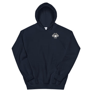 Musclewear LA (White) Unisex Heavyweight Hoodie