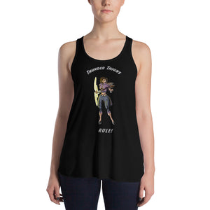 Thunder Thighs Women's Flowy Racerback Tank