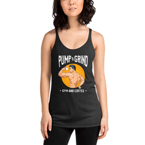 Pump & Grind Women's Triblend Racerback Tank