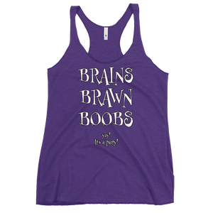 It's a Party Women's Triblend Racerback Tank