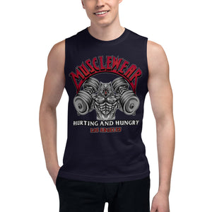 Musclewear LA (Red) Unisex Muscle Shirt