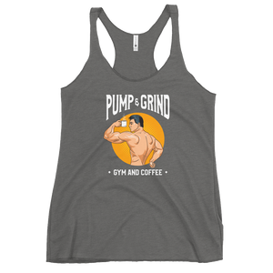 Pump & Grind Women's Triblend Racerback Tank