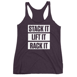 Stack It Women's Triblend Racerback Tank