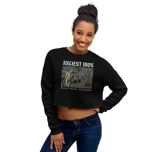 Ancient Iron Muscle Beach Women's Cropped Sweatshirt
