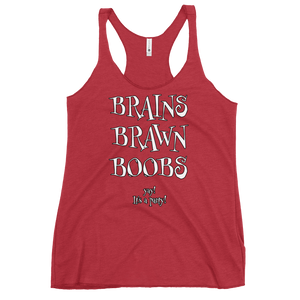 It's a Party Women's Triblend Racerback Tank