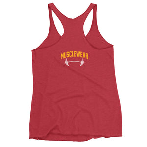 Play The Game Women's Triblend Racerback Tank