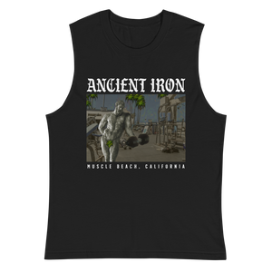 Ancient Iron Muscle Beach Unisex Muscle Shirt