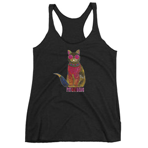 Psycatdelic Women's Triblend Racerback Tank