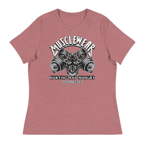 Musclewear LA (White) Women's Relaxed Tee