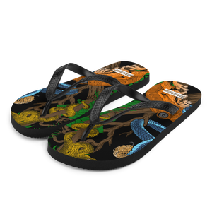 Rainforest Blue Snake Flip-Flops