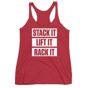 Stack It Women's Triblend Racerback Tank