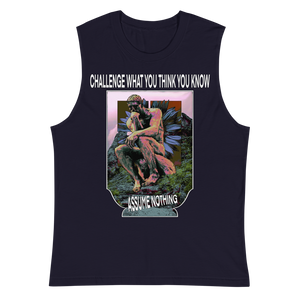Thinker Unisex Muscle Shirt